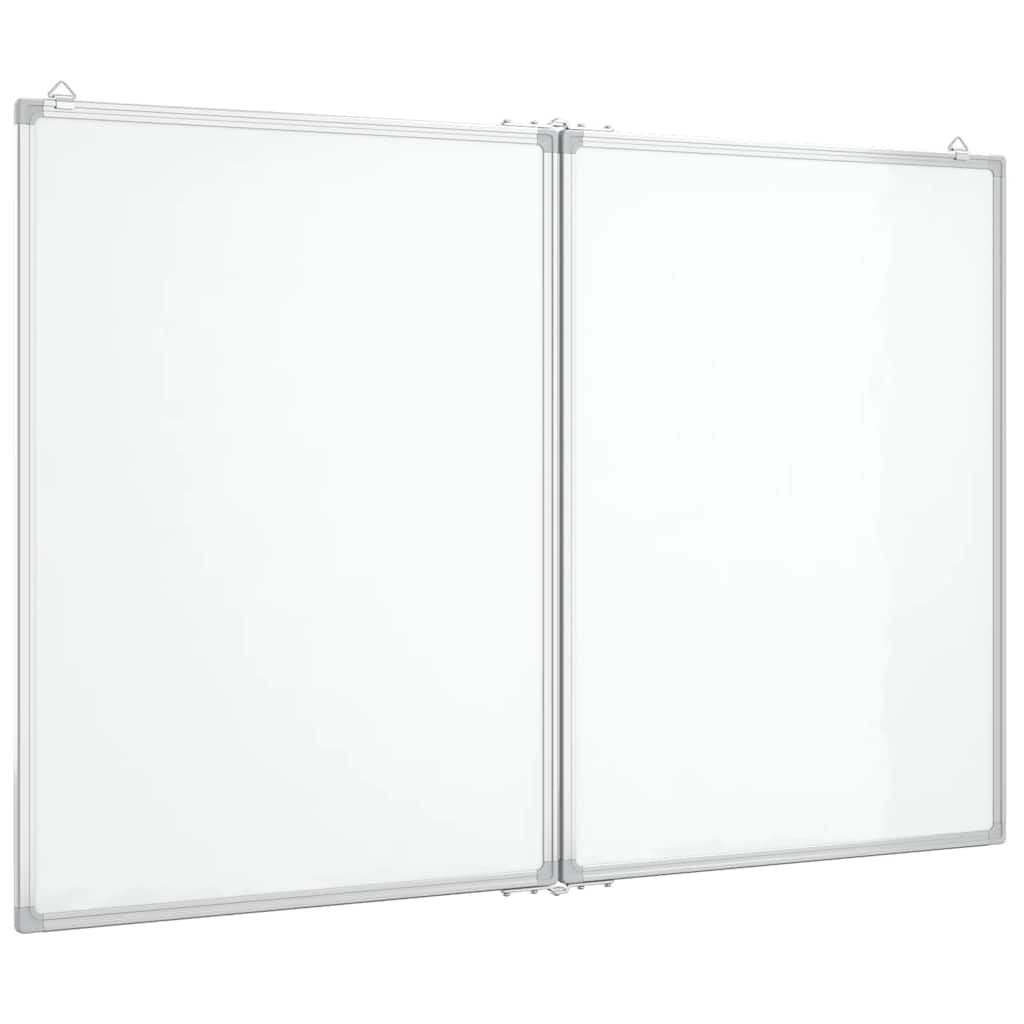 Magnetna bijela ploča sklopiva 100 x 80 x 1,7 cm aluminijska