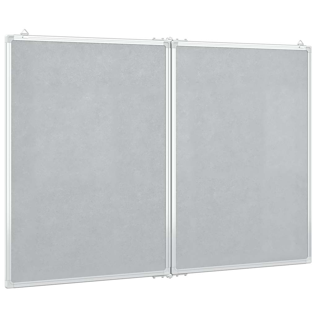 Magnetna bijela ploča sklopiva 100 x 80 x 1,7 cm aluminijska