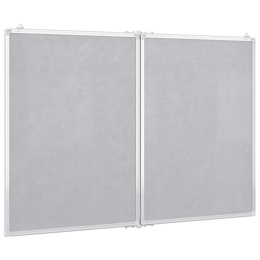 Magnetna bijela ploča sklopiva 120 x 80 x 1,7 cm aluminijska