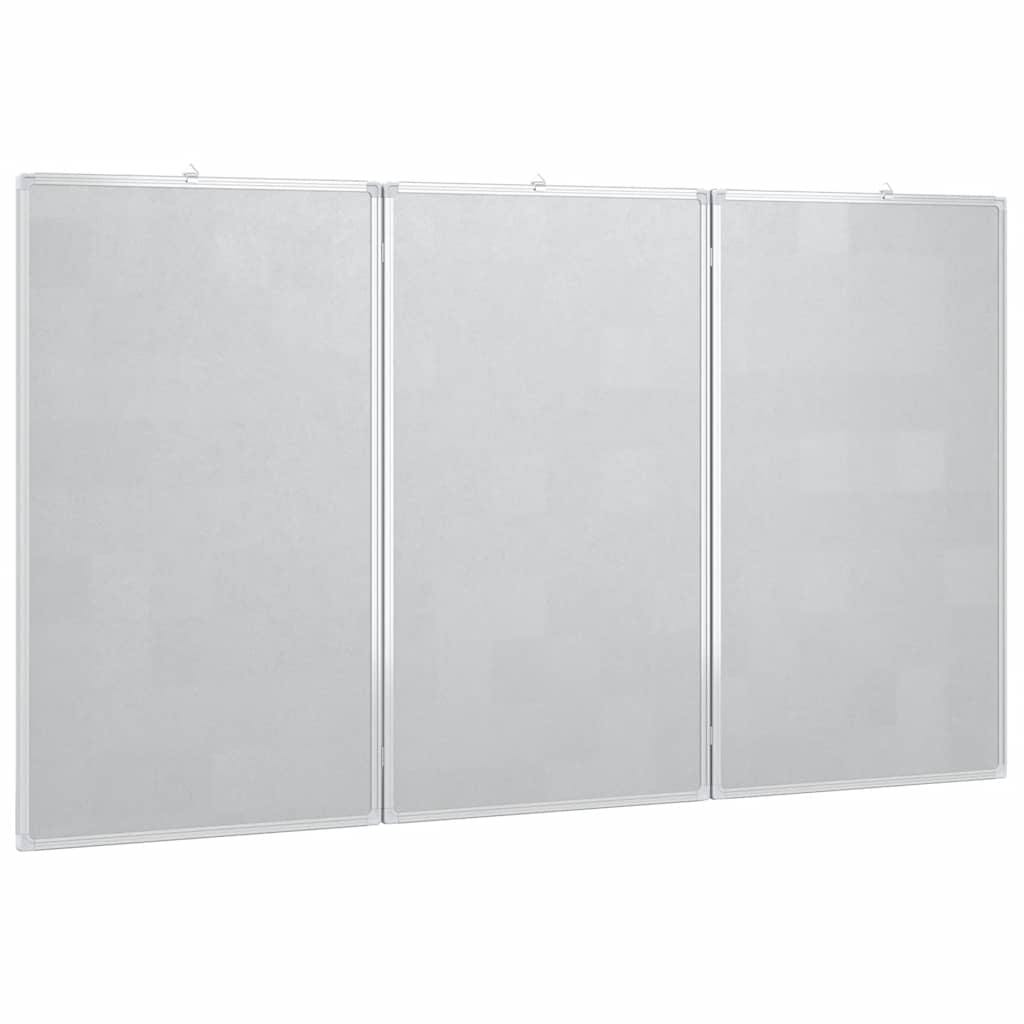 Magnetna bijela ploča sklopiva 120 x 80 x 1,7 cm aluminijska