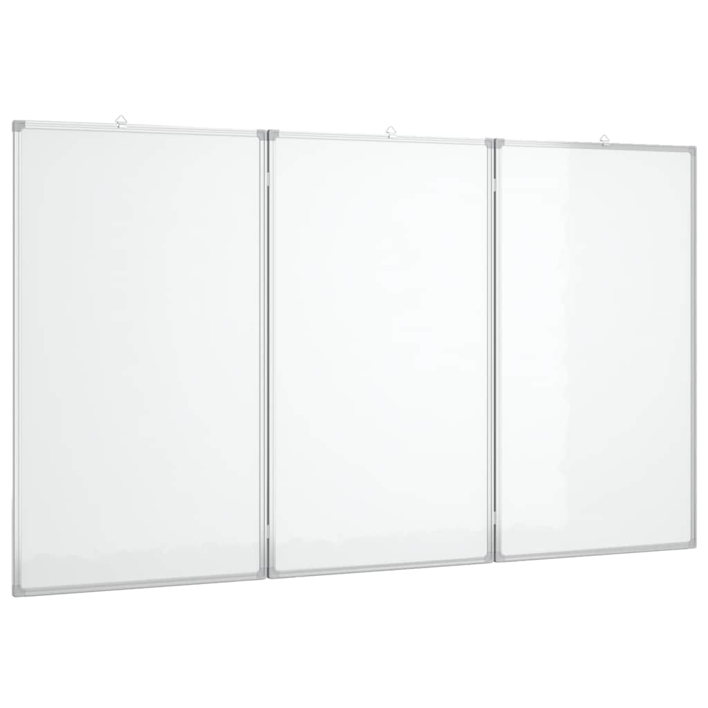 Magnetna bijela ploča sklopiva 180 x 100 x 1,7 cm aluminijska