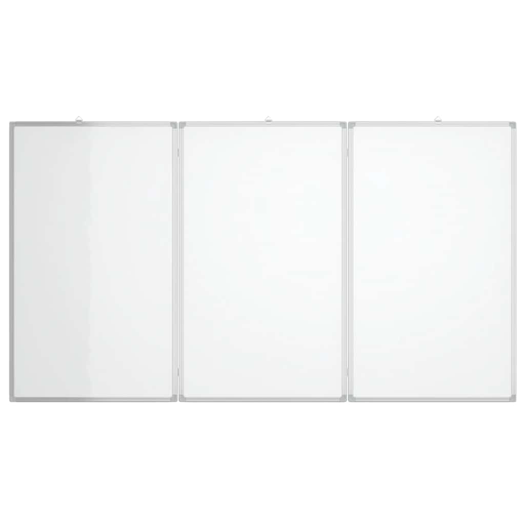Magnetna bijela ploča sklopiva 180 x 100 x 1,7 cm aluminijska