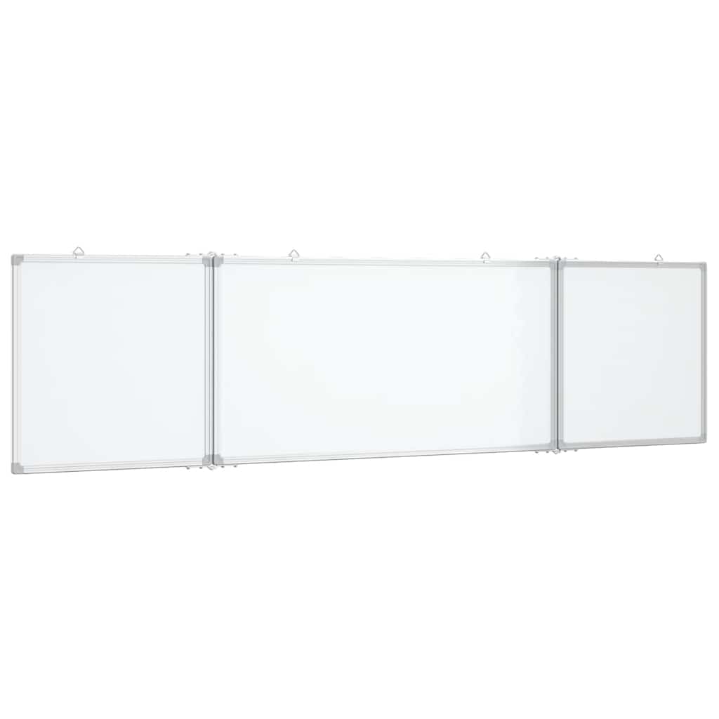Magnetna bijela ploča sklopiva 160 x 40 x 1,7 cm aluminijska