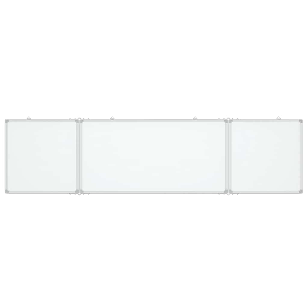 Magnetna bijela ploča sklopiva 160 x 40 x 1,7 cm aluminijska