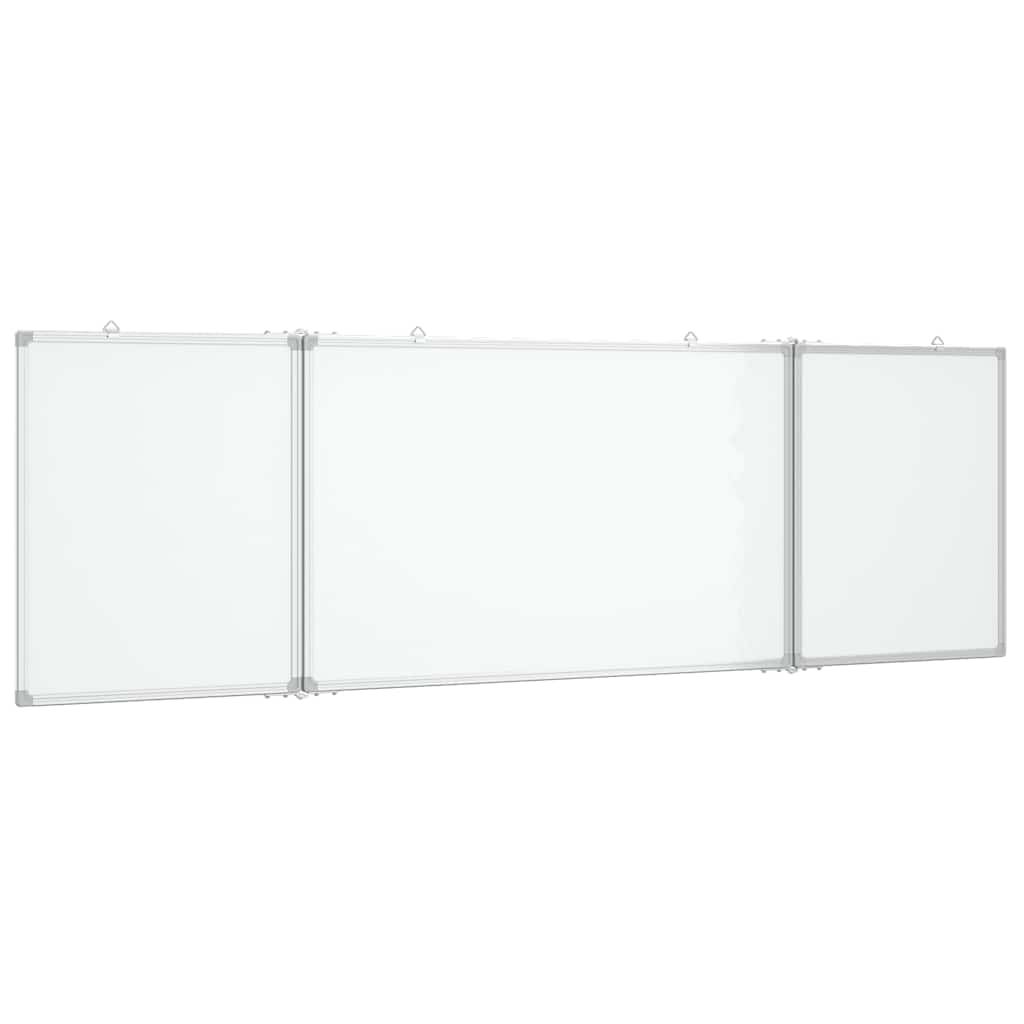 Magnetna bijela ploča sklopiva 160 x 60 x 1,7 cm aluminijska