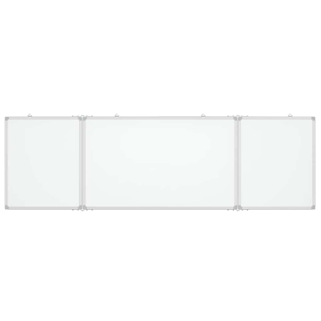 Magnetna bijela ploča sklopiva 160 x 60 x 1,7 cm aluminijska