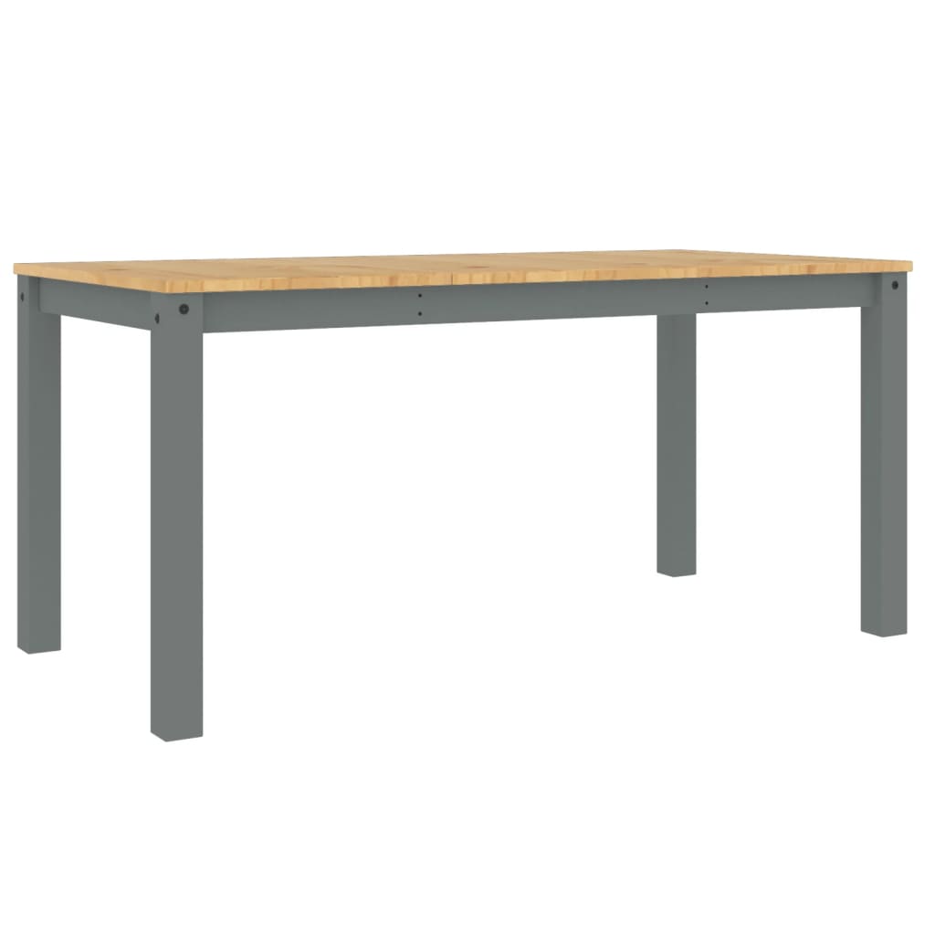 Blagovaonski stol PANAMA sivi 160x80x75 cm od masivne borovine