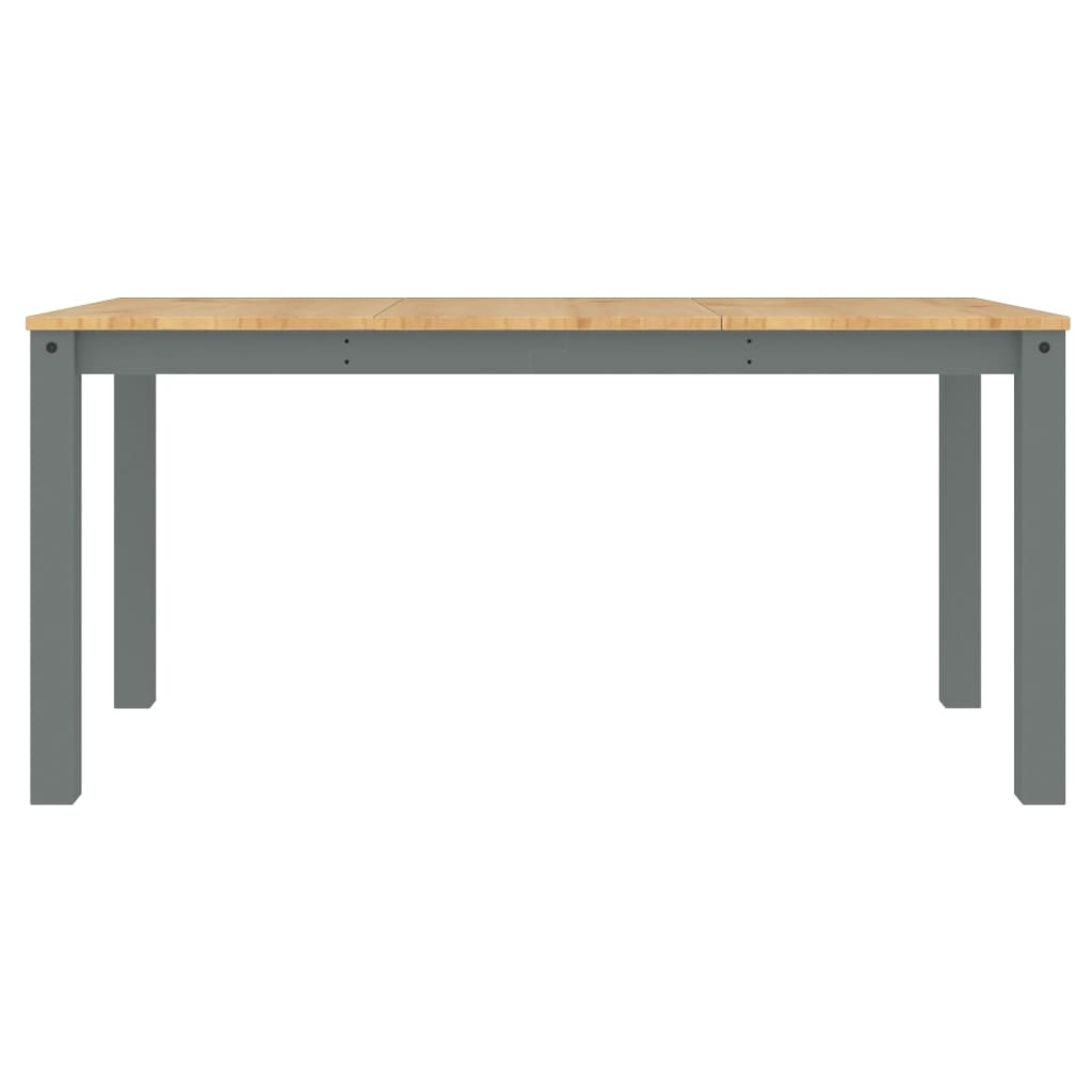 Blagovaonski stol PANAMA sivi 160x80x75 cm od masivne borovine