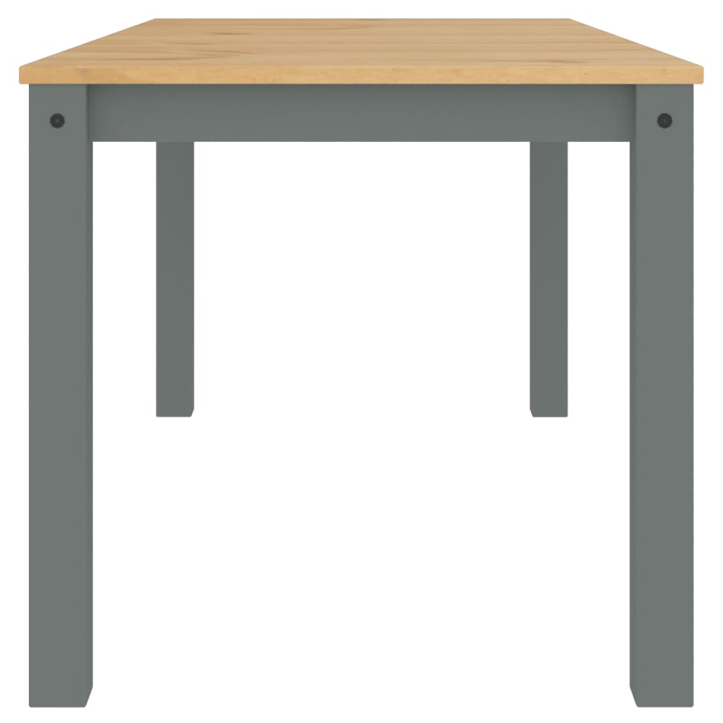 Blagovaonski stol PANAMA sivi 160x80x75 cm od masivne borovine