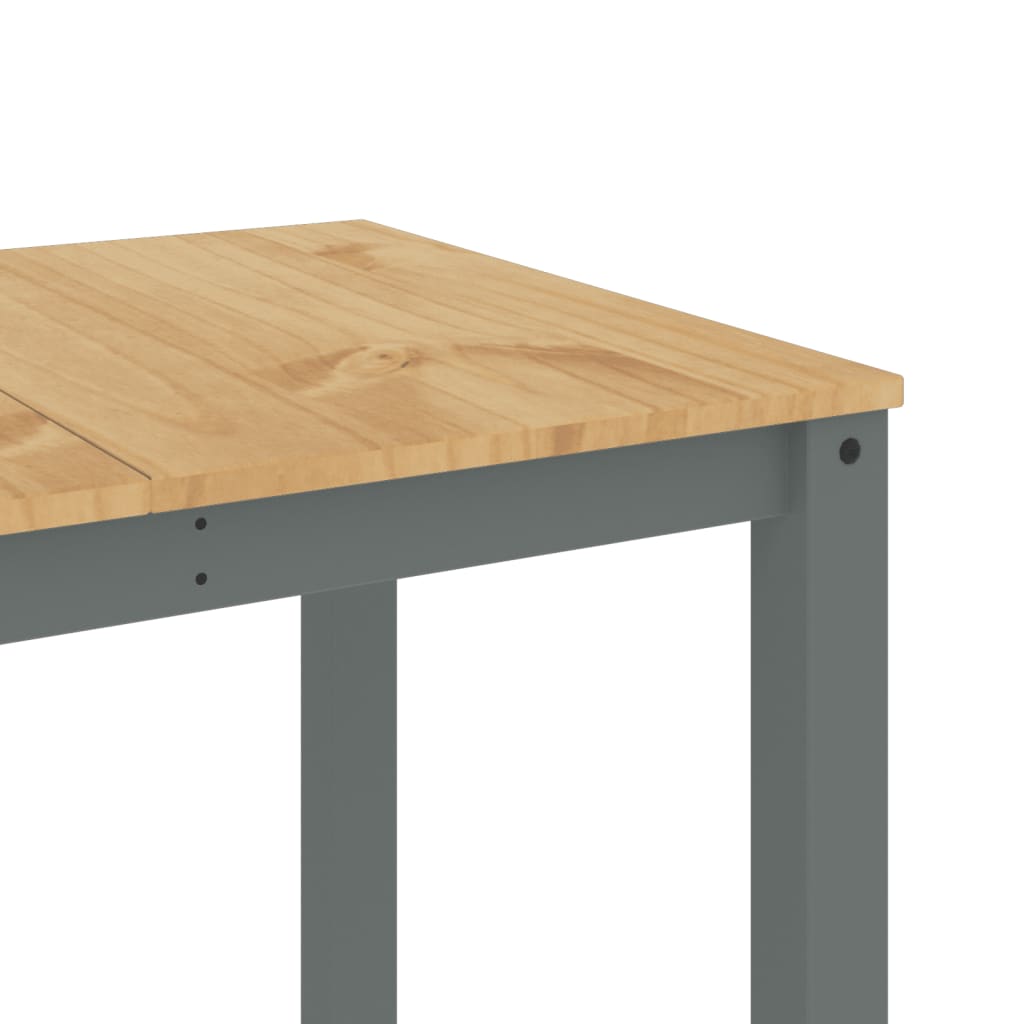Blagovaonski stol PANAMA sivi 160x80x75 cm od masivne borovine