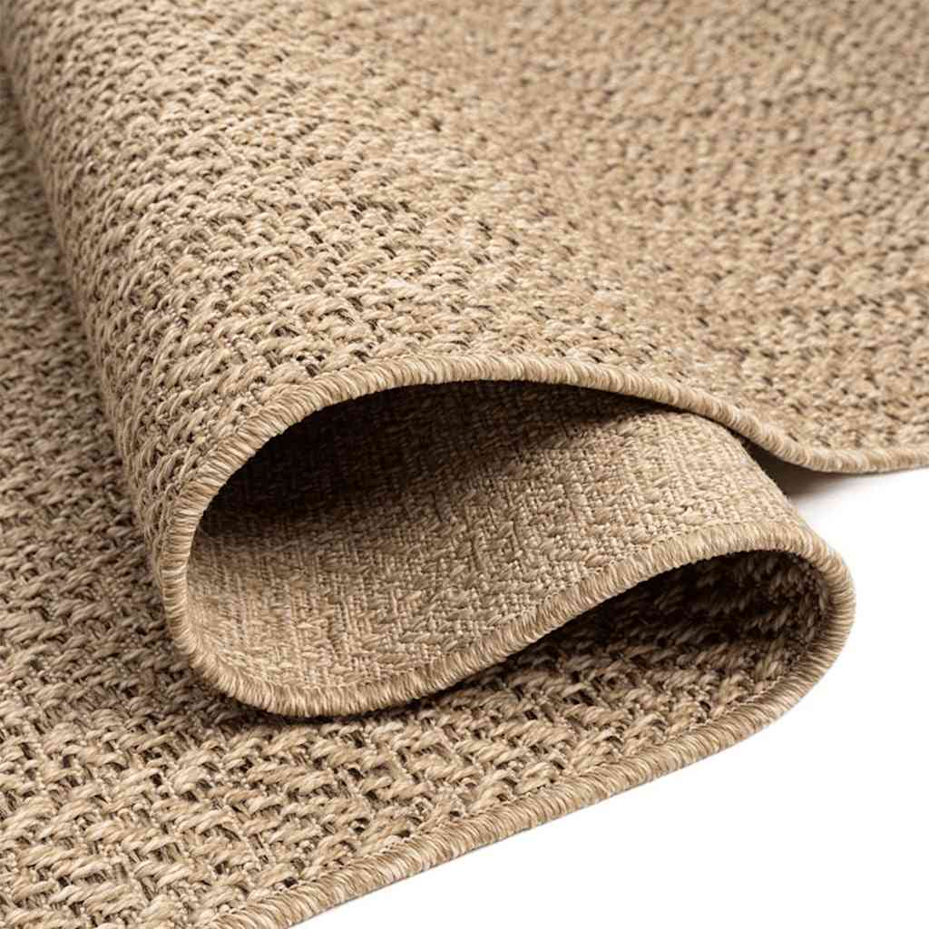 Tepih ZIZUR 120 x 120 cm s izgledom jute unutarnji i vanjski