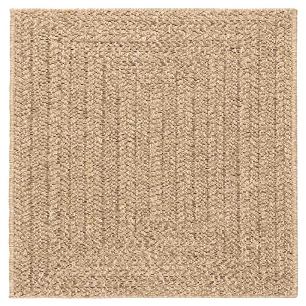 Tepih ZIZUR 200 x 200 cm s izgledom jute unutarnji i vanjski