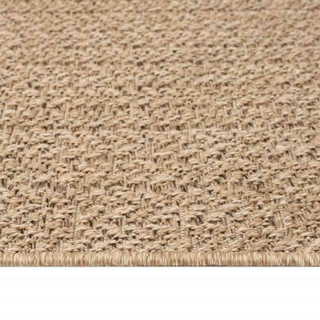 Tepih ZIZUR 200 x 200 cm s izgledom jute unutarnji i vanjski
