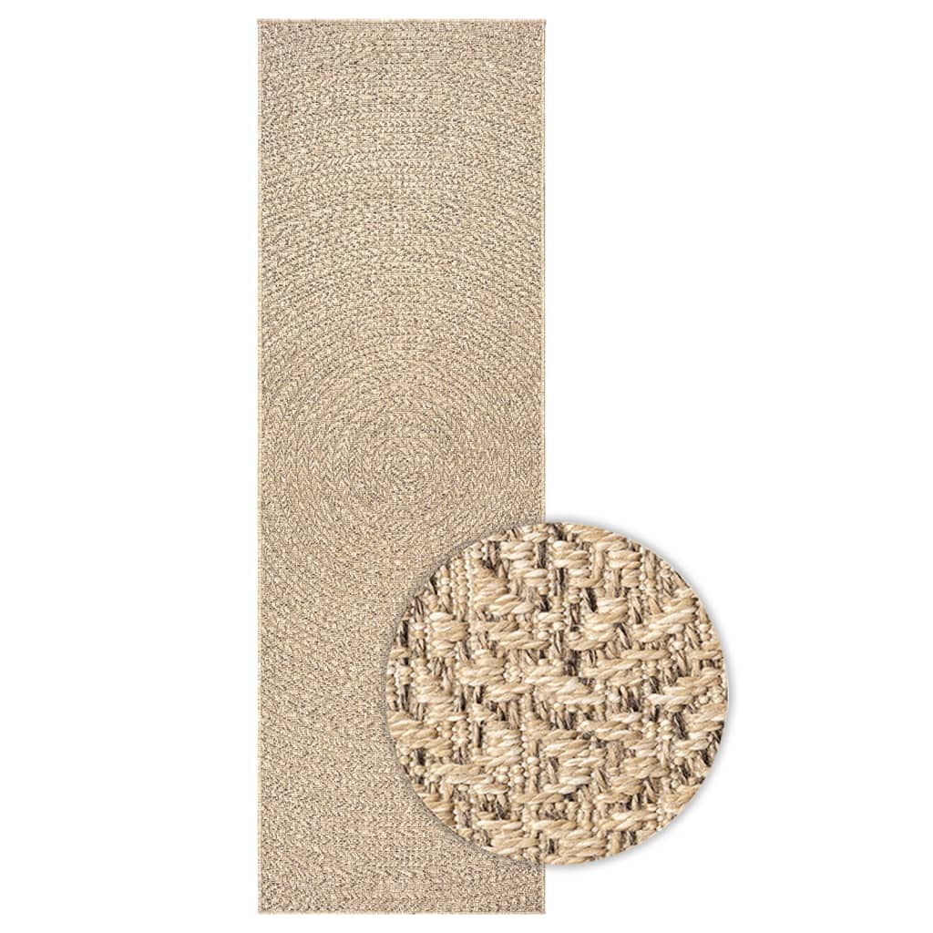 Tepih ZIZUR 80 x 200 cm s izgledom jute unutarnji i vanjski