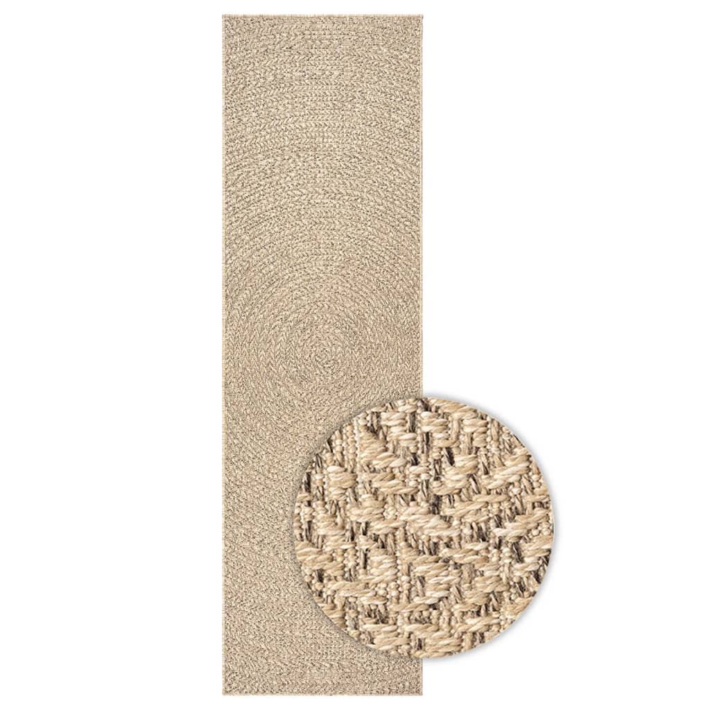 Tepih ZIZUR 80 x 250 cm s izgledom jute unutarnji i vanjski
