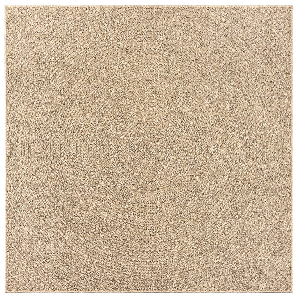 Tepih ZIZUR 120 x 120 cm s izgledom jute unutarnji i vanjski
