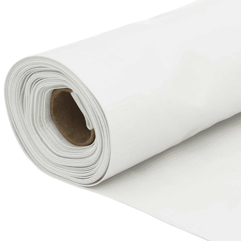 Balkonski zaslon za privatnost bijeli 500 x 75 cm PVC