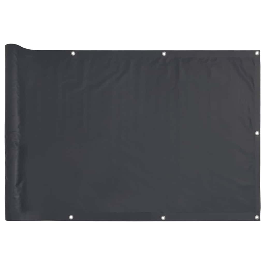 Balkonski zaslon za privatnost antracit 300 x 90 cm PVC