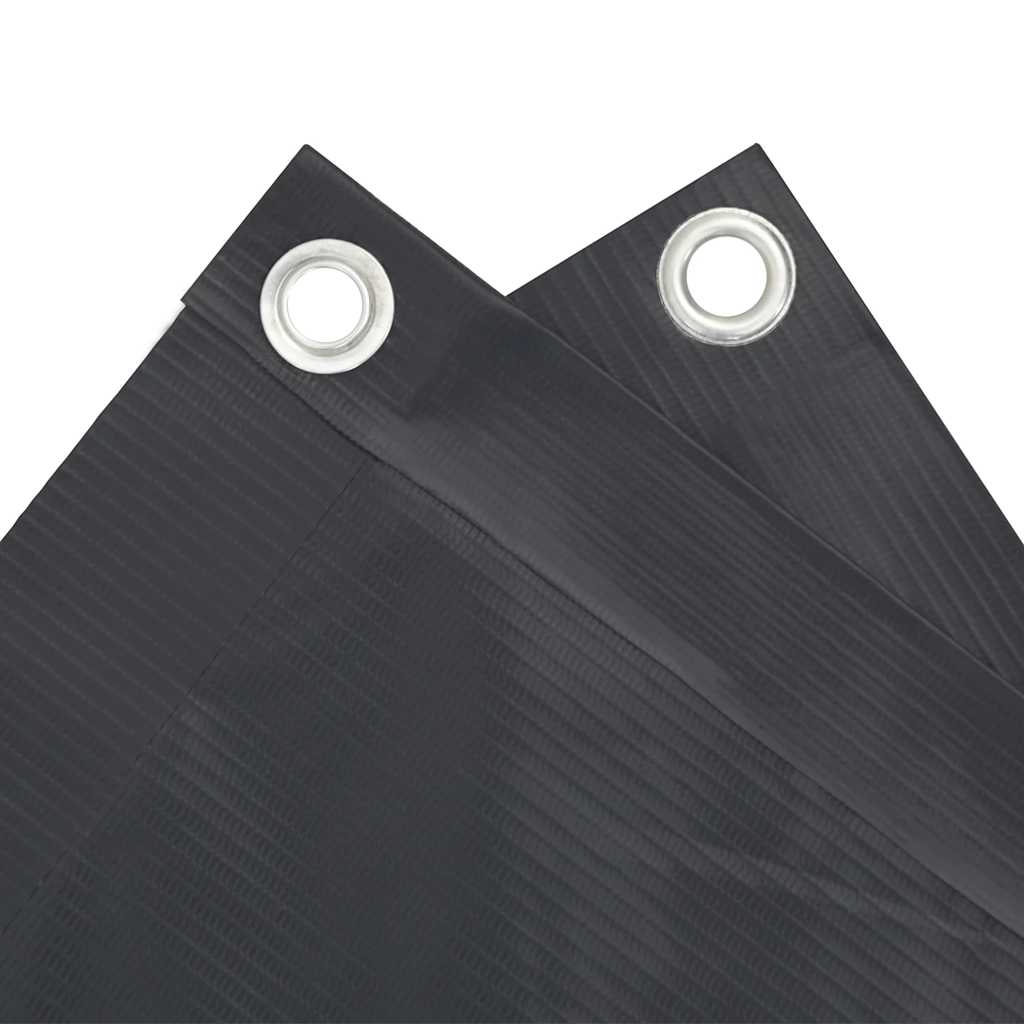 Balkonski zaslon za privatnost antracit 600 x 120 cm PVC