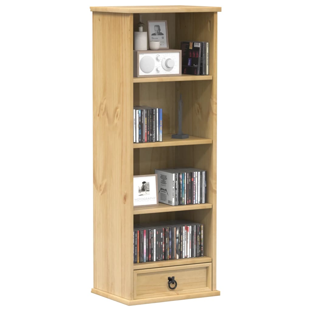 Ormarić za CD-ove Corona 40 x 30 x 110 cm od masivne borovine