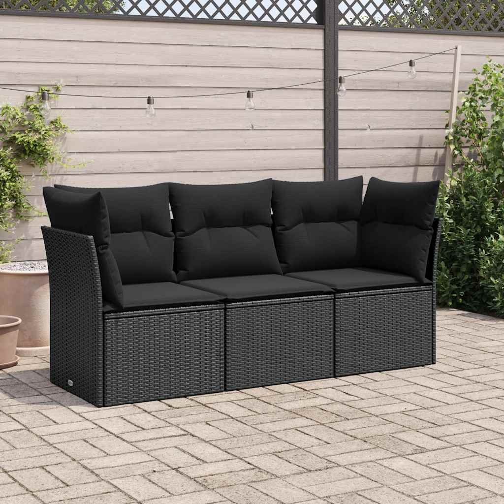 4-dijelni set vrtnih sofa od poliratana s jastucima