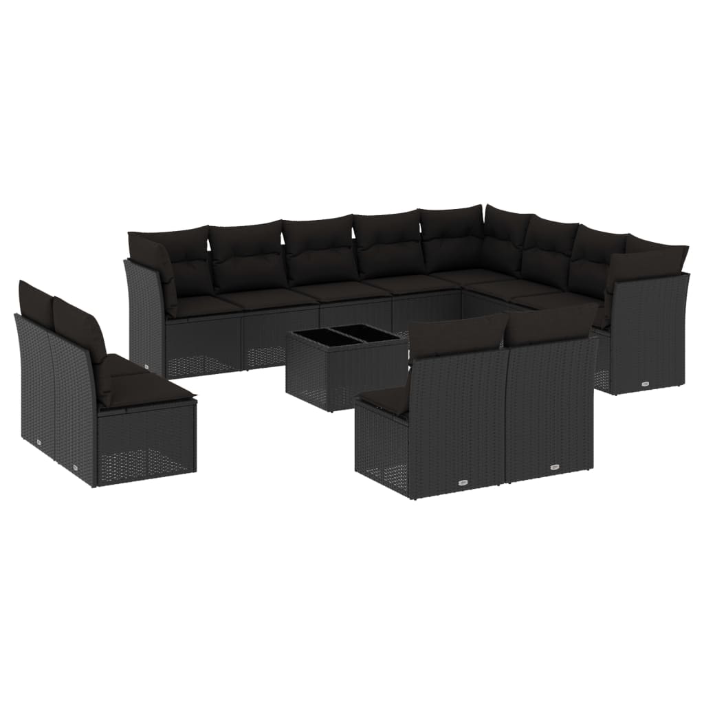13-dijelni set vrtnih sofa s jastucima poliratan