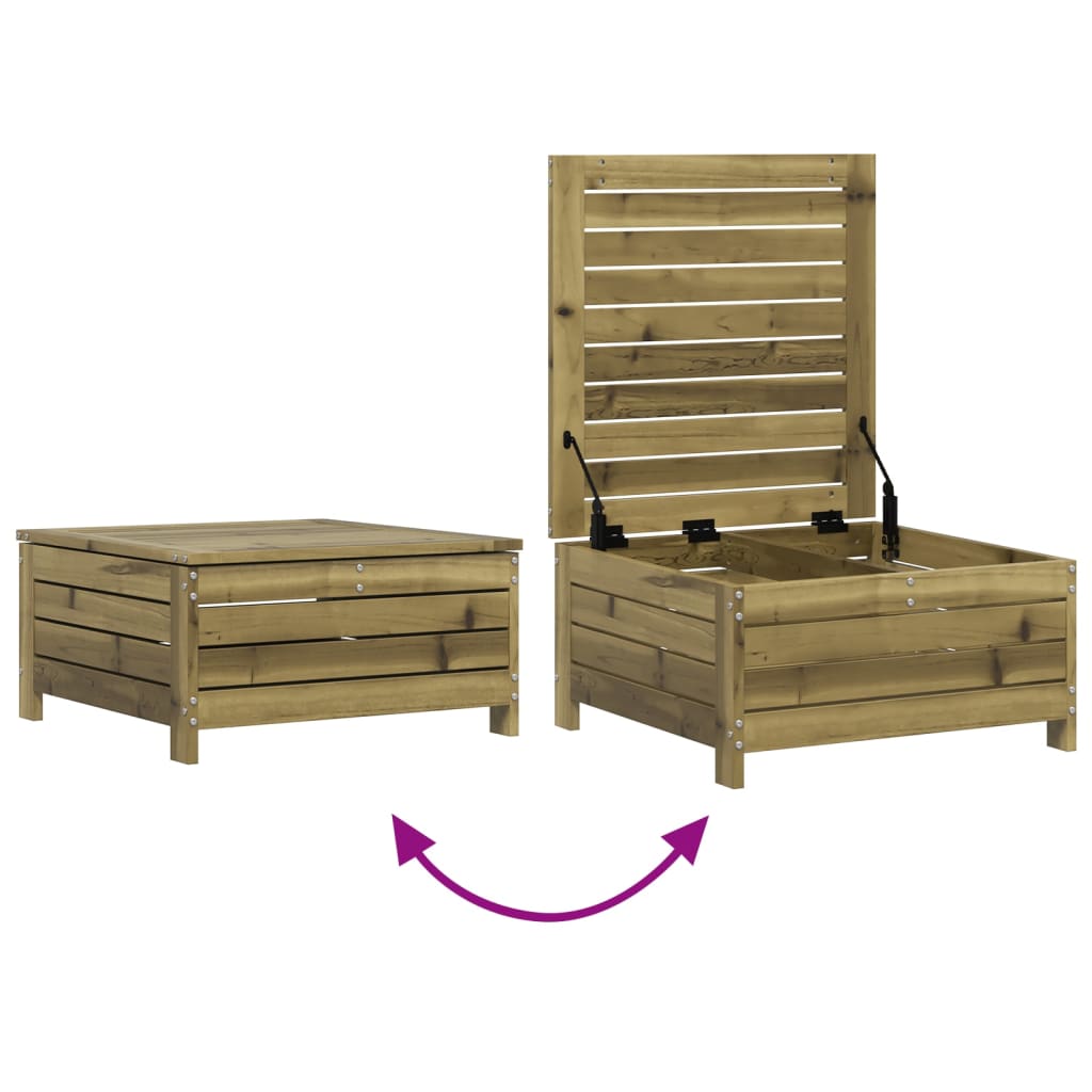 4-dijelni set vrtnih sofa od impregnirane borovine