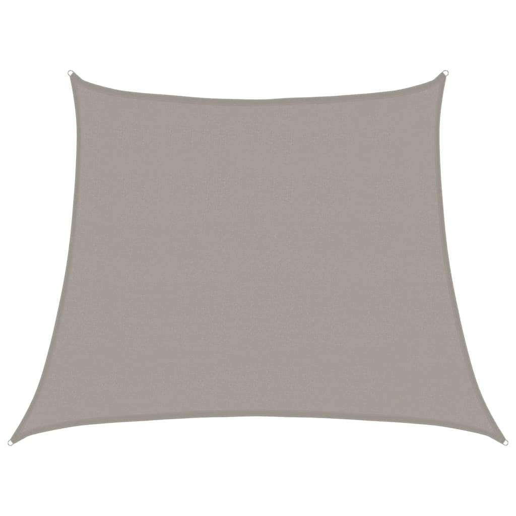 Jedro za zaštitu od sunca 160 g/m² Trapezoidno svijetlosivo 3/4x3 m HDPE