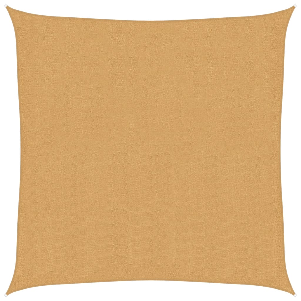 Jedro za zaštitu od sunca 160 g/m² kvadratno pijeska 2x2 m HDPE