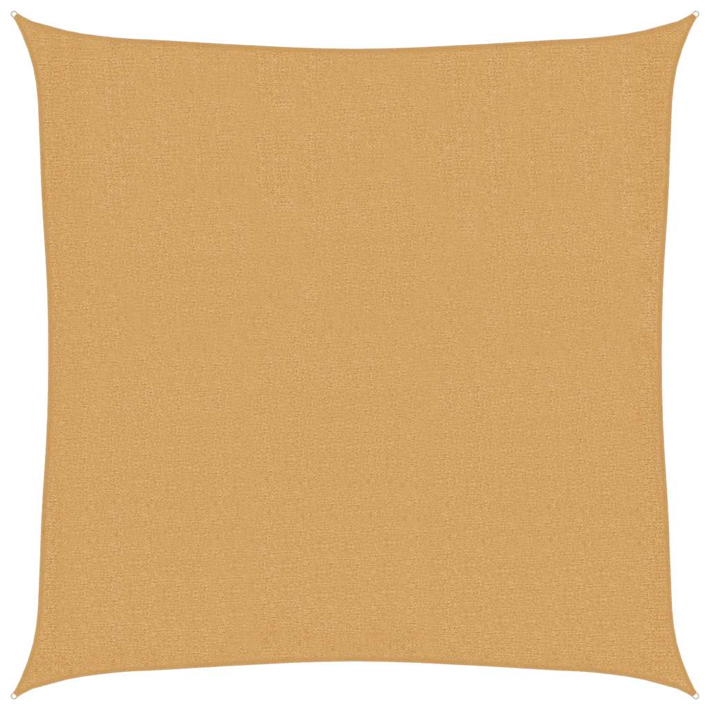 Jedro za zaštitu od sunca 160 g/m² Kvadratni pijesak 2,5x2,5 m HDPE