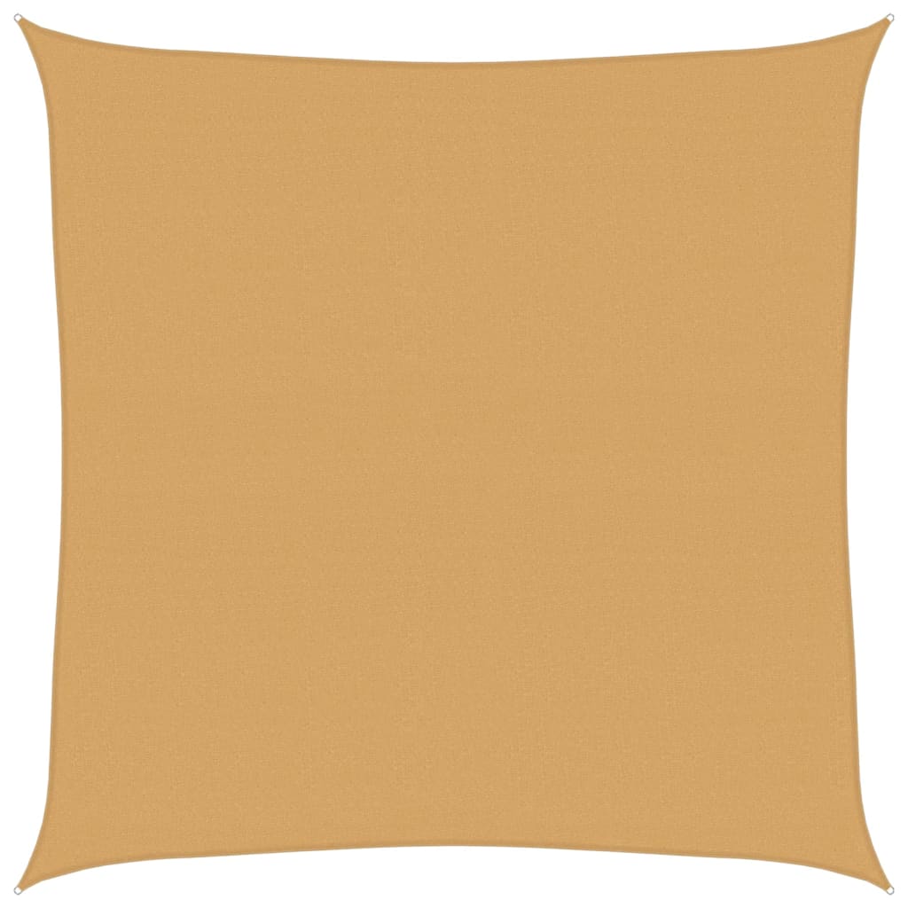Jedro za zaštitu sunca 160 g/m² terakota pijeska 4,5x4,5m HDPE