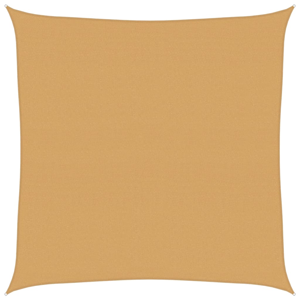 Jedro za zaštitu od sunca 160 g/m² kvadratno pijeska 7x7 m HDPE