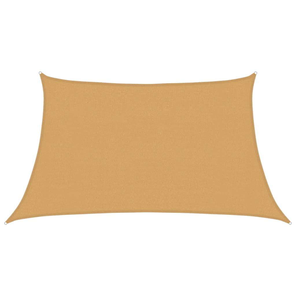 Jedro za zaštitu od sunca 160 g/m² Trapezoidni pijesak 3/4x2 m HDPE