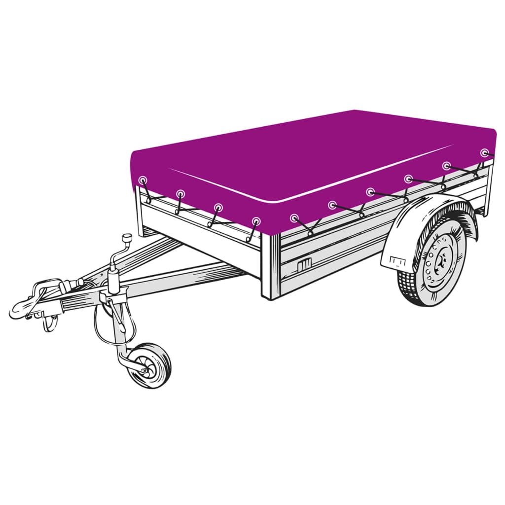 Mreža za prikolicu zelena 2,5 x 3,5 m HDPE