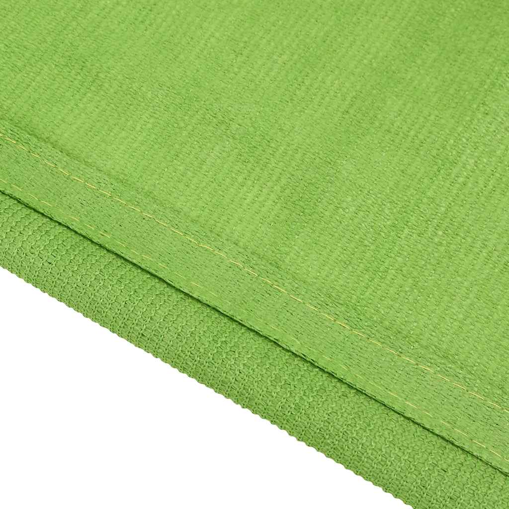 Tepih za šator svijetlozeleni 200x200 cm HDPE