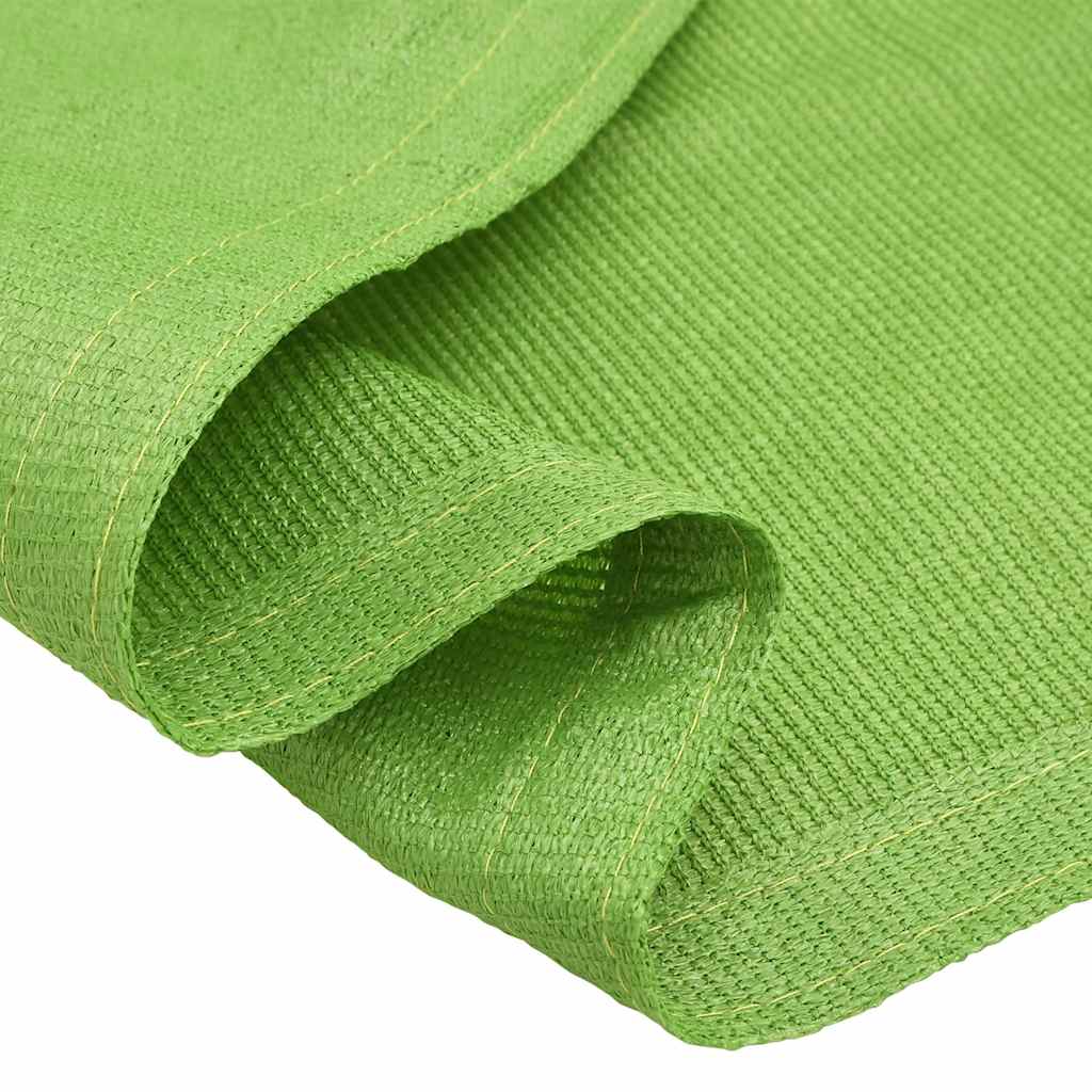 Tepih za šator svijetlozeleni 200x200 cm HDPE