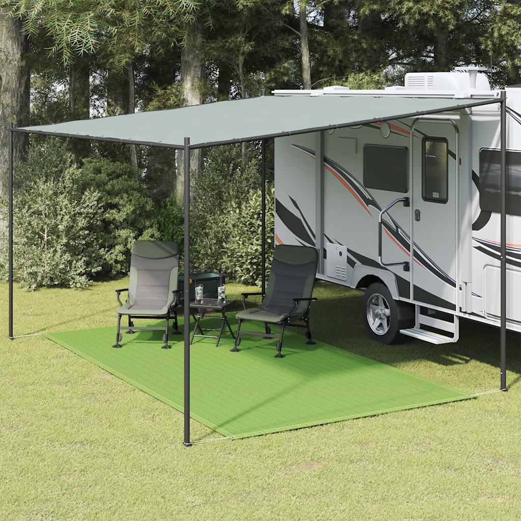 Tepih za šator svijetlozeleni 250 x 450 cm HDPE