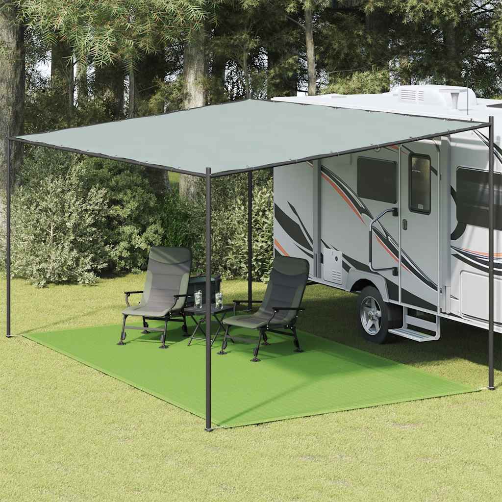 Tepih za šator svijetlozeleni 300 x 600 cm HDPE