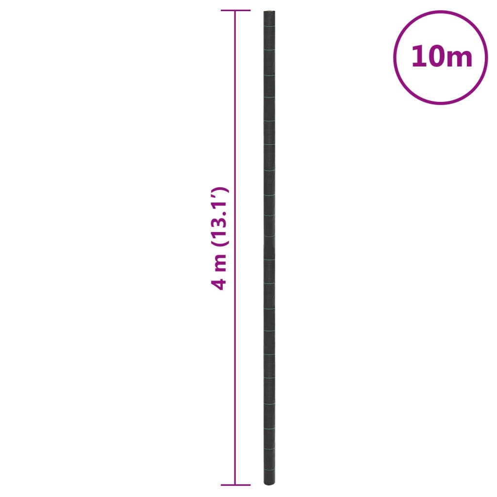 Opna protiv korova crni 4 x 10 m PP