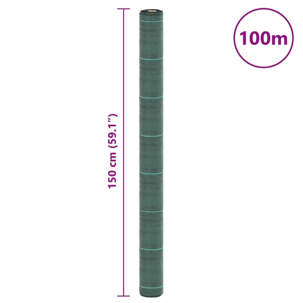Opna protiv korova zelena 1,5 x 100 m PP