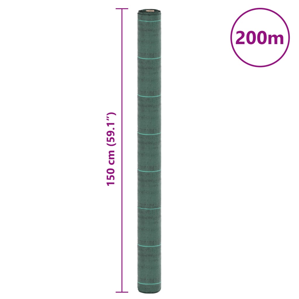 Opna protiv korova zelena 1,5 x 200 m PP