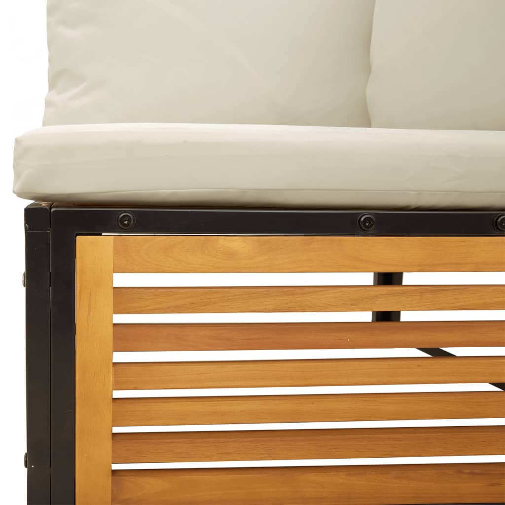 6-dijelna set vrtnih sofa s jastucima masivno bagremovo drvo