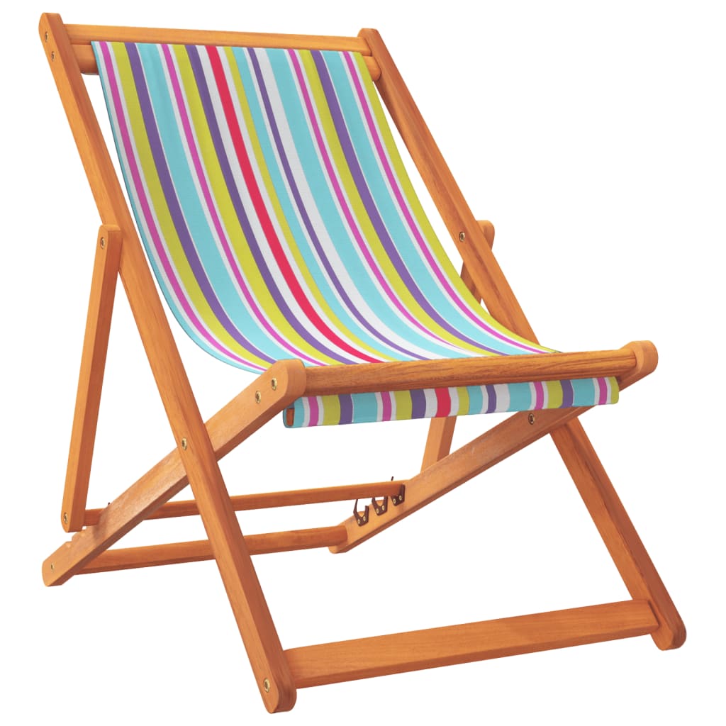 Sklopive stolice za plažu od tkanine 2 kom višebojne