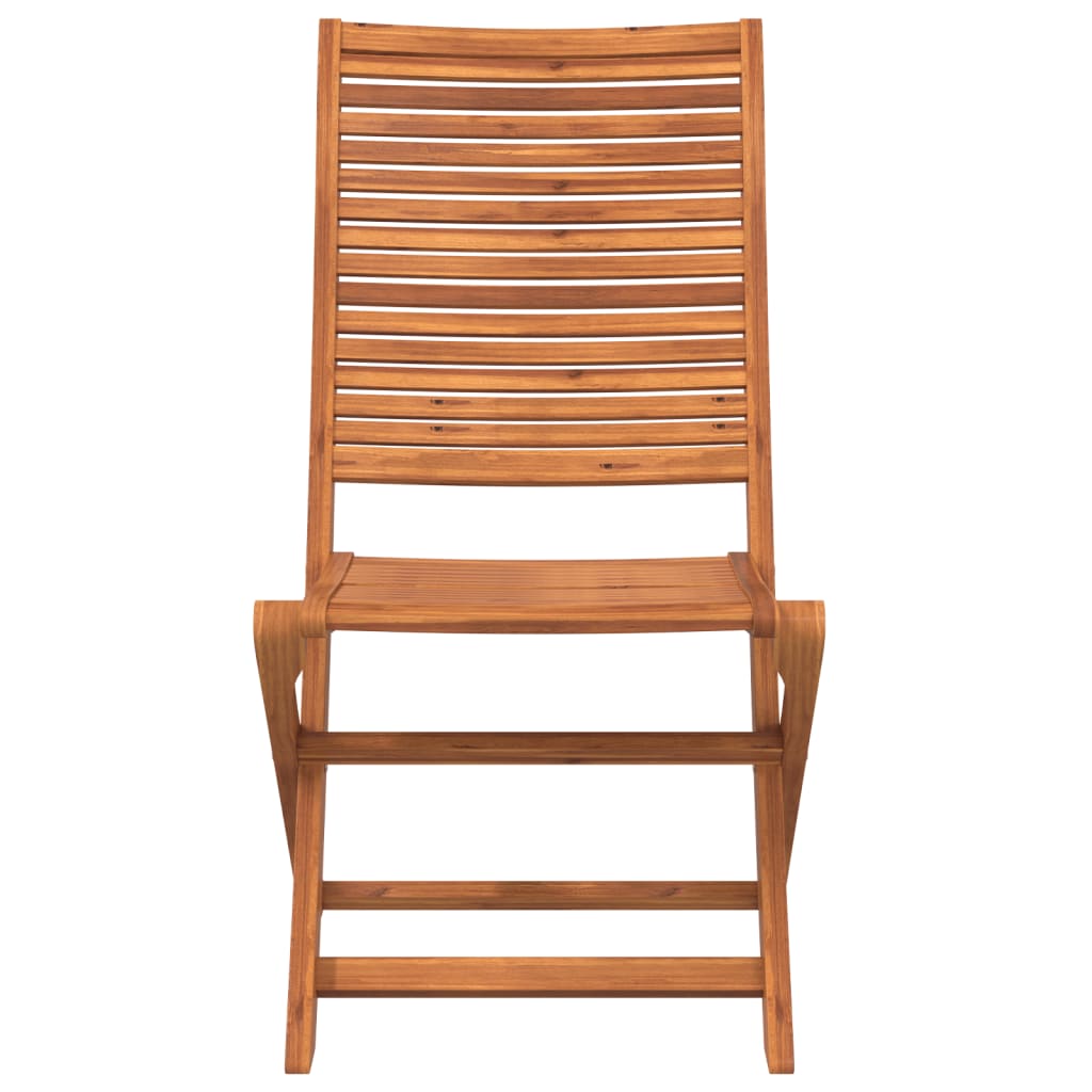 Sklopive vrtne stolice 6 kom 51x66x95 cm masivno drvo bagrema