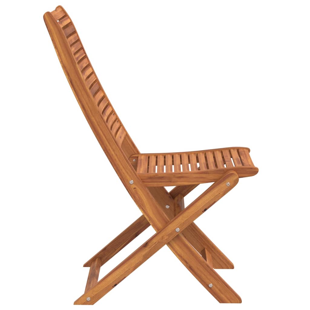 Sklopive vrtne stolice 6 kom 51x66x95 cm masivno drvo bagrema