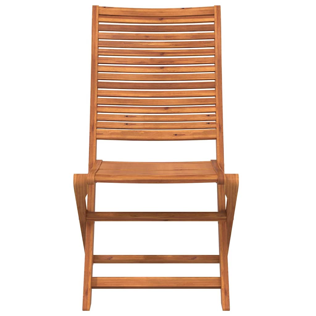 Sklopive vrtne stolice 8 kom 51x66x95 cm masivno drvo bagrema