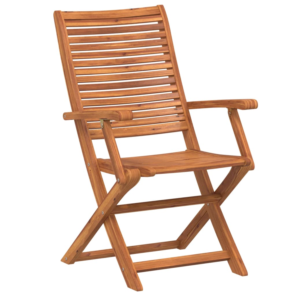 Sklopive vrtne stolice 6 kom 57x66x95 cm masivno drvo bagrema