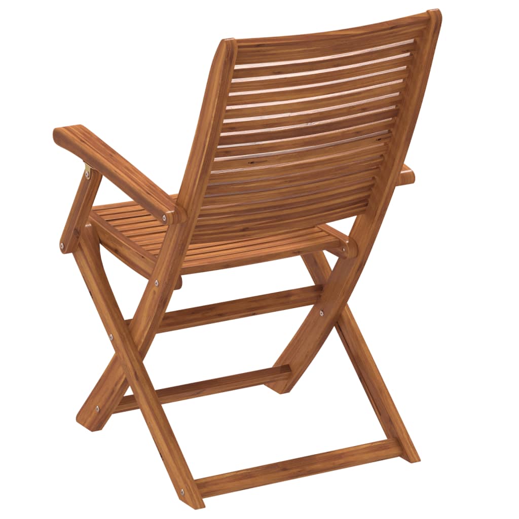 Sklopive vrtne stolice 6 kom 57x66x95 cm masivno drvo bagrema