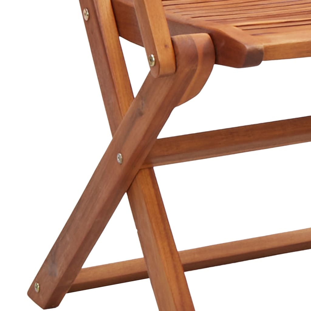 Sklopive vrtne stolice 6 kom 57x66x95 cm masivno drvo bagrema
