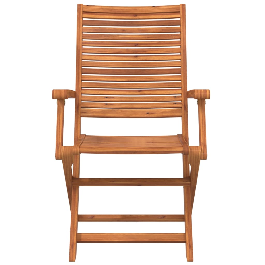 Sklopive vrtne stolice 8 kom 57x66x95 cm od drva bagrema